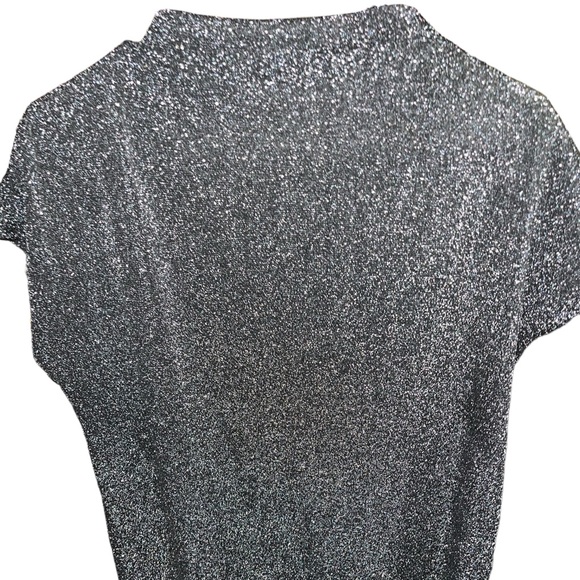 Calvin Klein Tops - Calvin Klein Women’s Gray Sparkles Mock Neck Pullover Top SIZE L